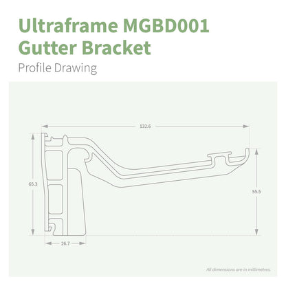 Example of Ultraframe MGBD001 Gutter Bracket (5 Pack)