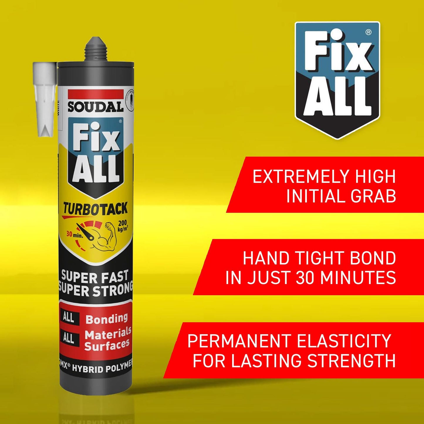 Soudal Fix ALL TurboTack Adhesive
