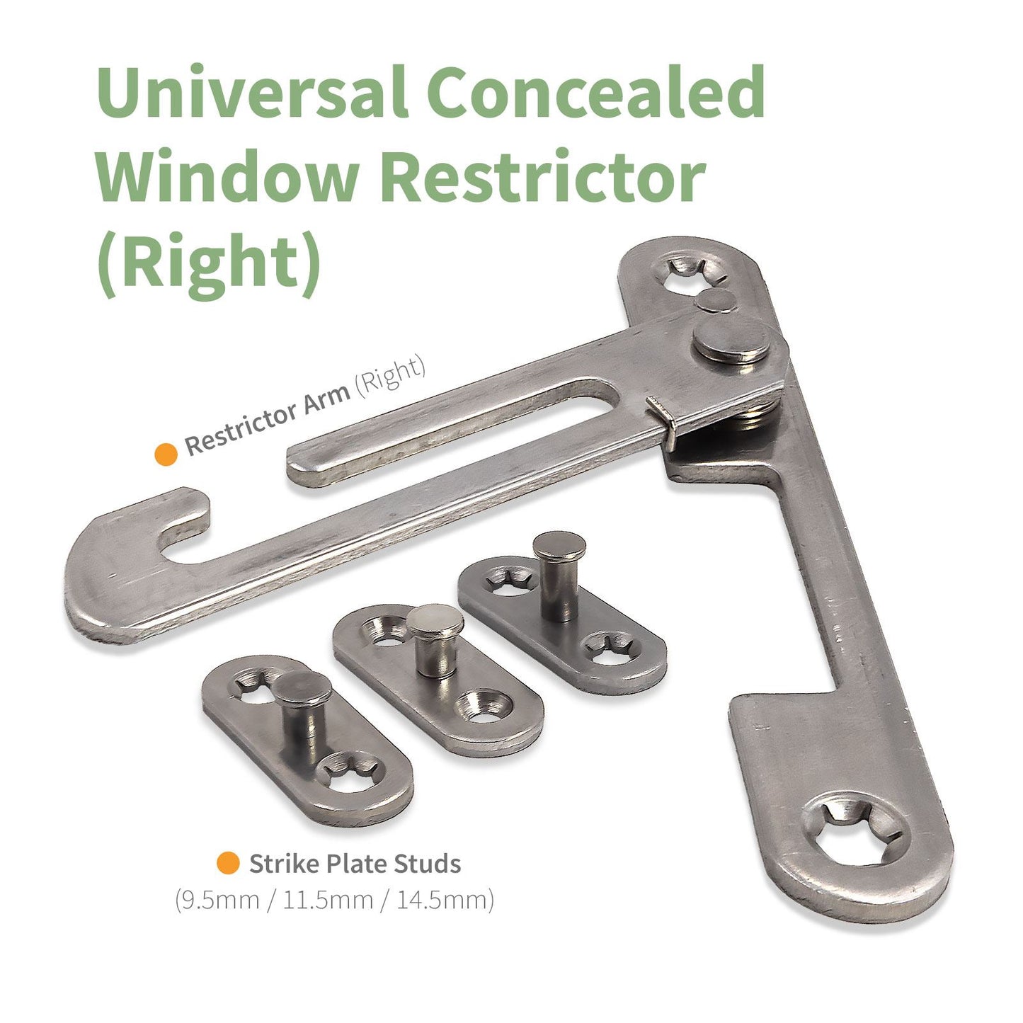 Universal Concealed Window Restrictor Kit