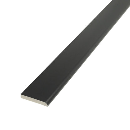 45mm Chartwell Green Agate Grey, 45mm - Pencil-Round Architrave uPVC Plastic Window Finishing Trim