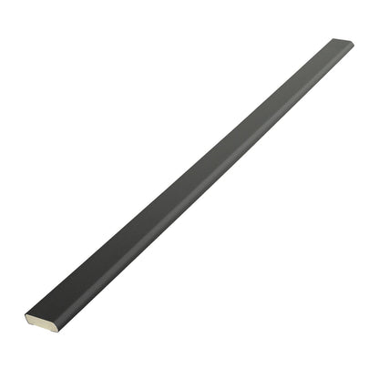30mm Black (Smooth) Cloaking Fillet uPVC Plastic Architrave Window Door Architrave Trim - 20mm, Agate Grey