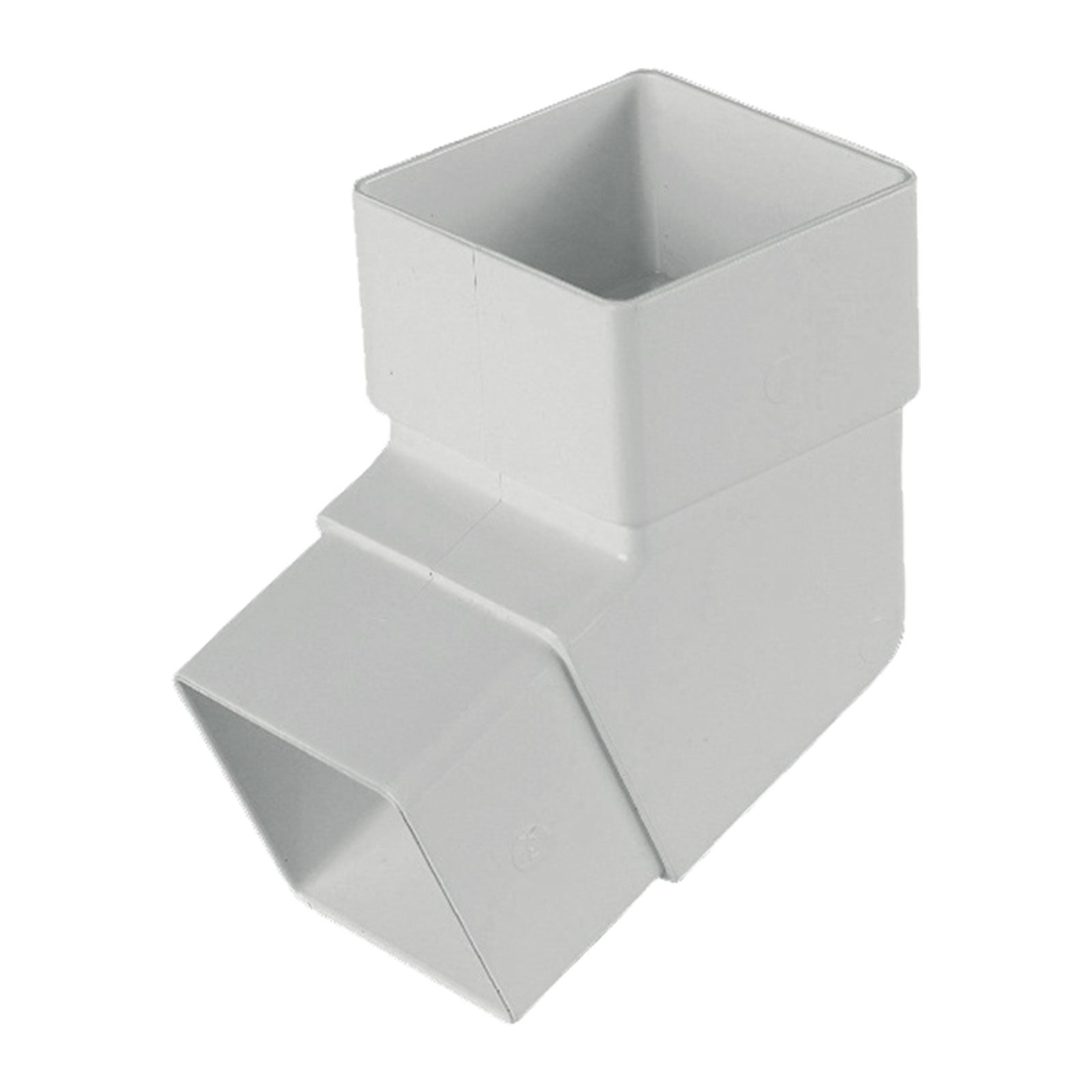 90° Bend Black FloPlast Square downpipe Gutter Parts