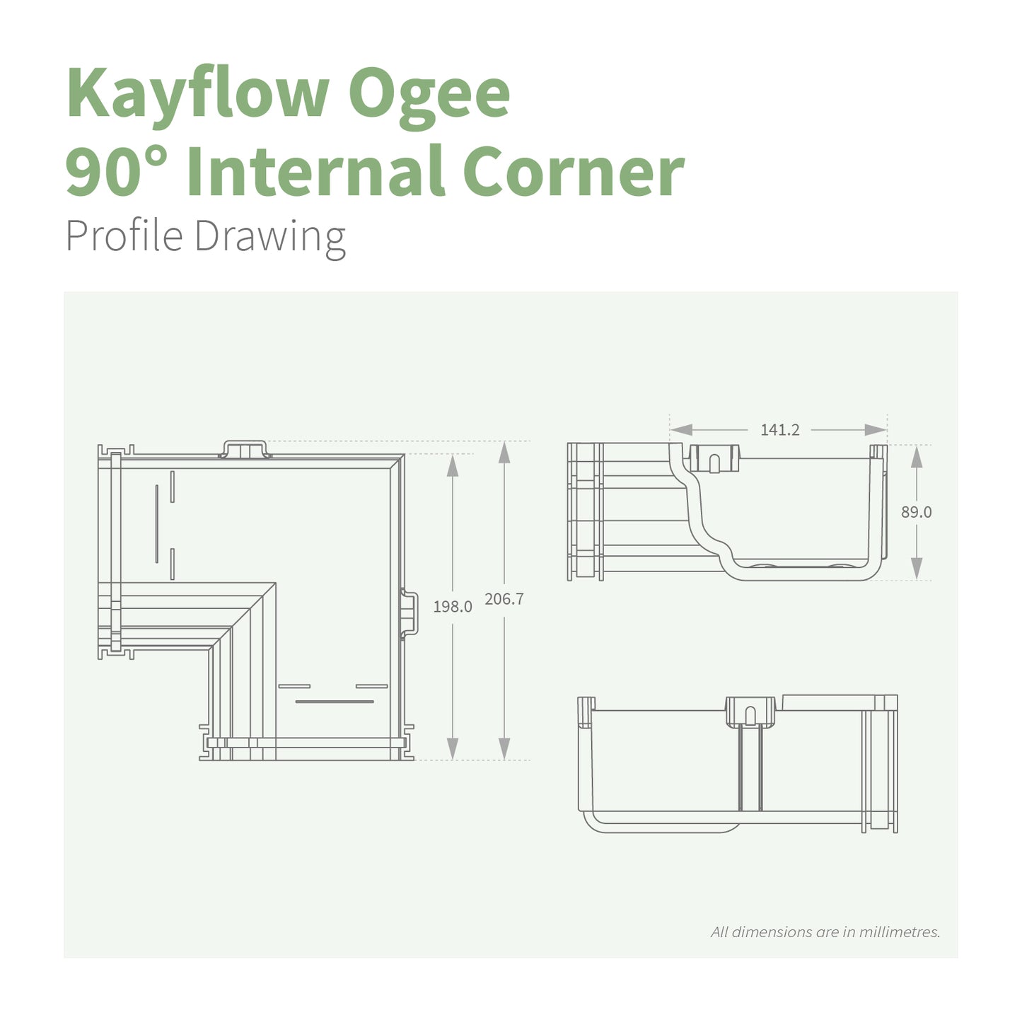 Kayflow Ogee 120mm Gutter Parts