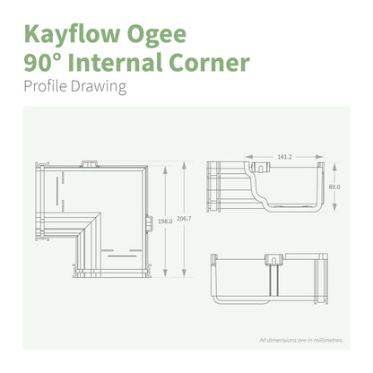 Kayflow Ogee 120mm Gutter Parts