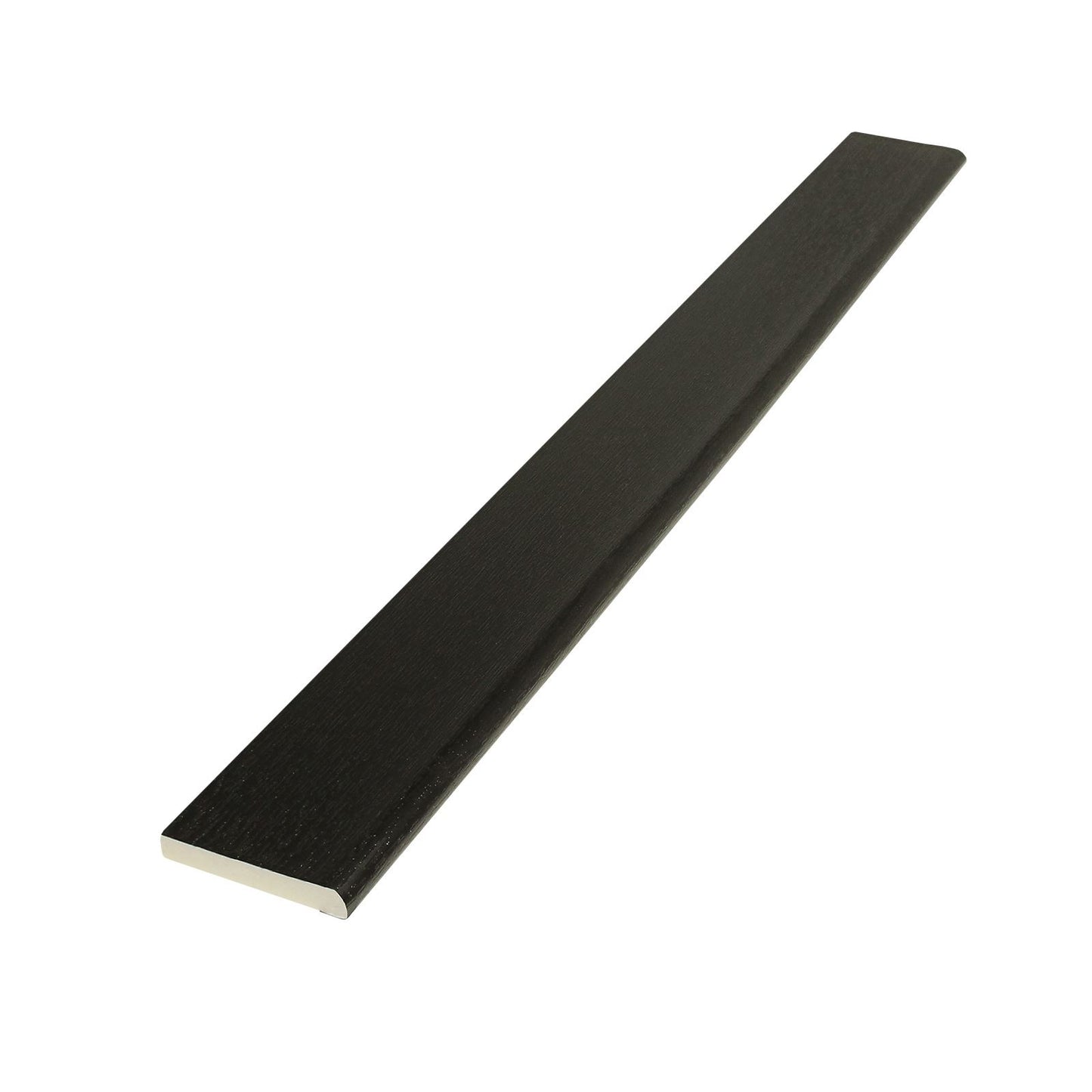 45mm Golden Oak Pencil-Round Architrave uPVC Plastic Window Finishing Trim - 45mm, Agate Grey