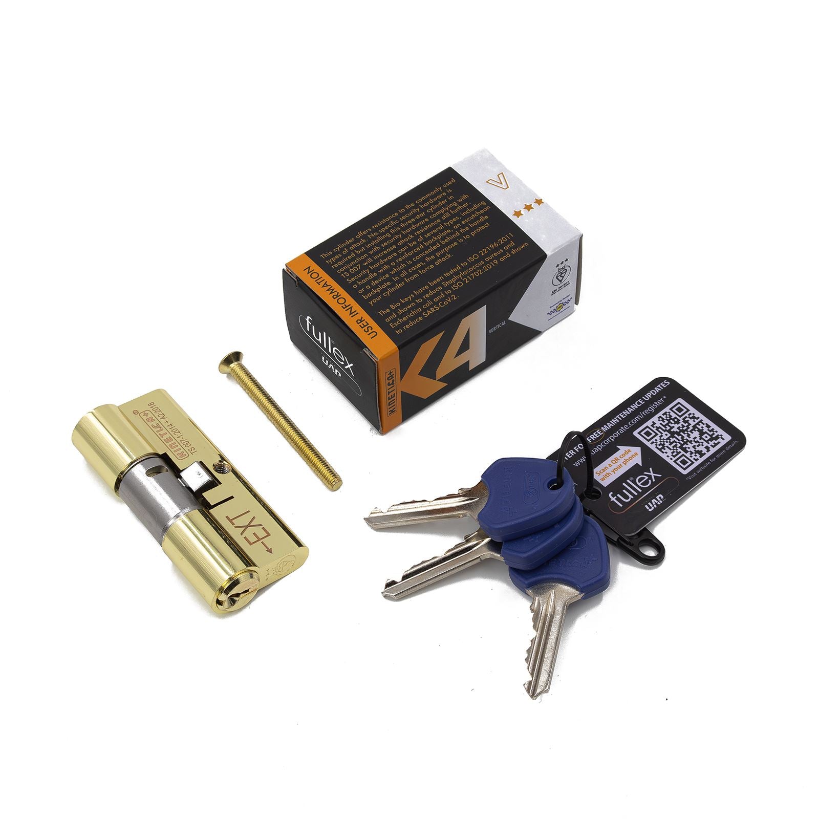 Fullex Kinetica+ K4 3* Euro Cylinder – Truly PVC