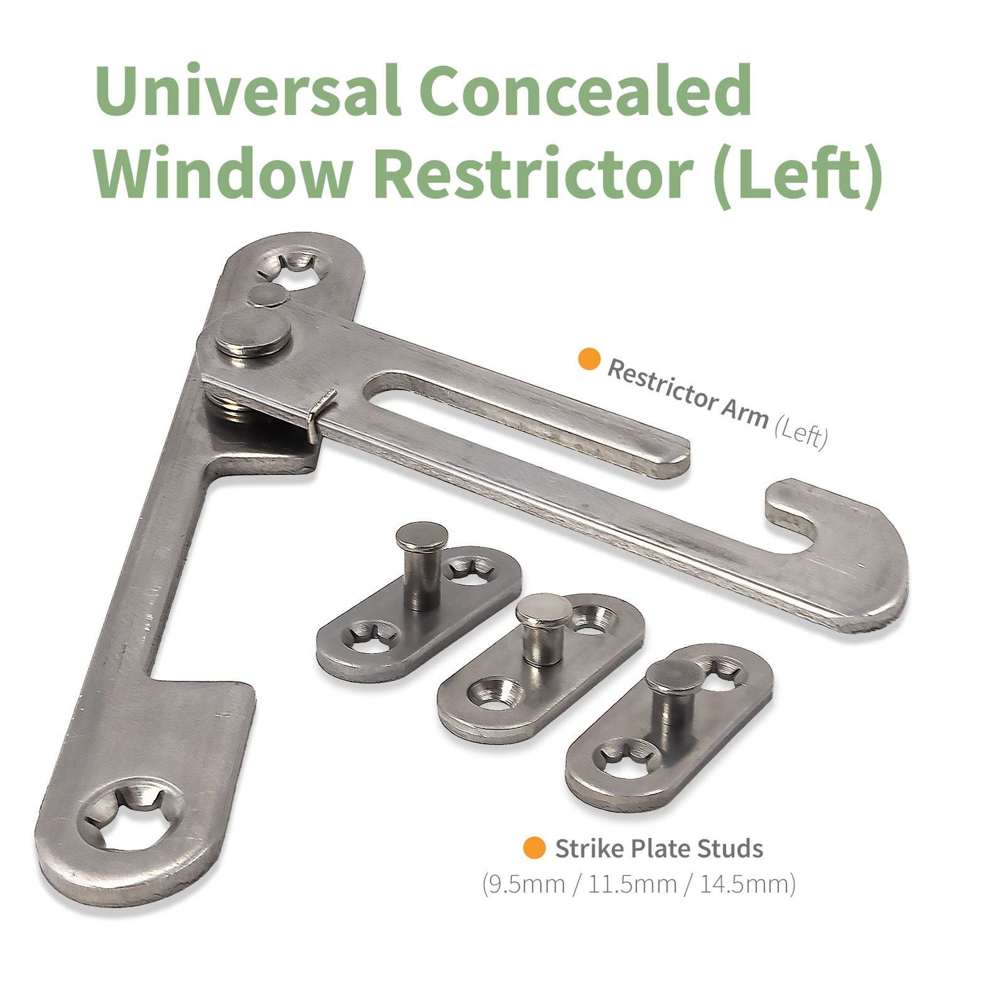 Universal Concealed Window Restrictor Kit