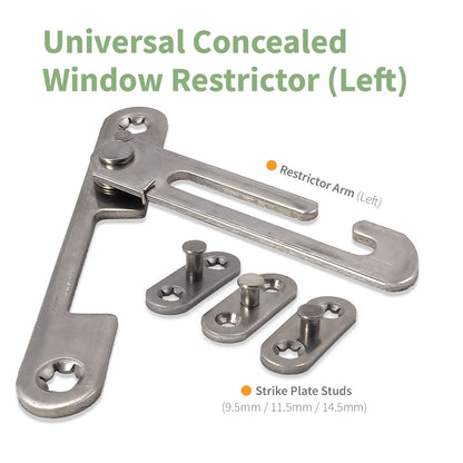 Universal Concealed Window Restrictor Kit