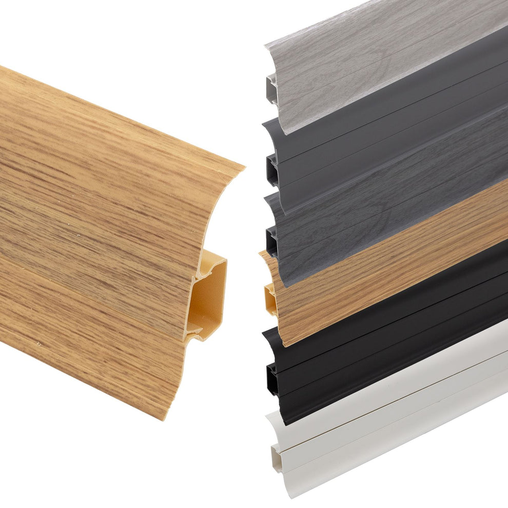 Premium Classic Skirting Board PVC Plastic Baseboard(2.2m) – Truly PVC