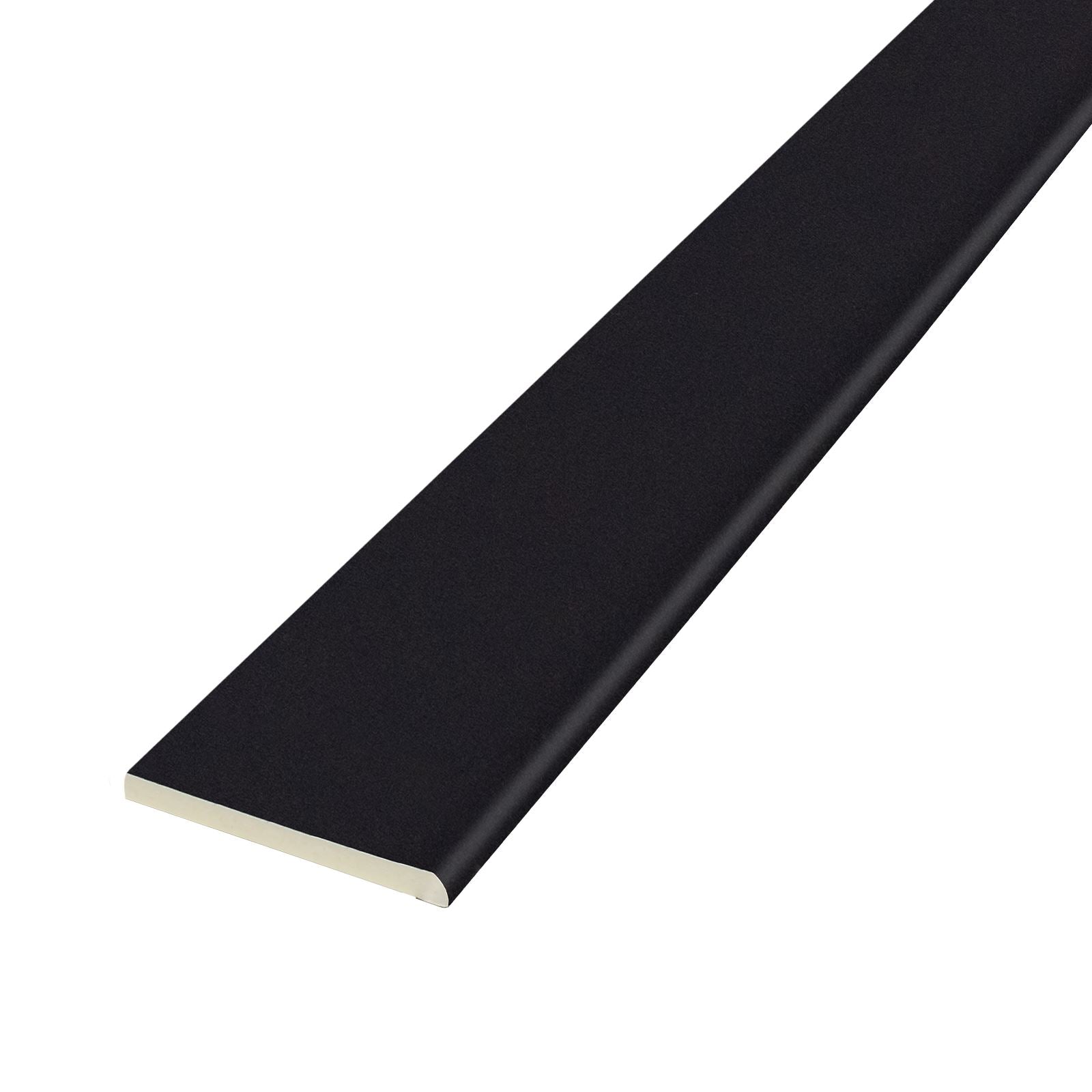 65mm Cream Agate Grey, 45mm - Pencil-Round Architrave uPVC Plastic Window Finishing Trim