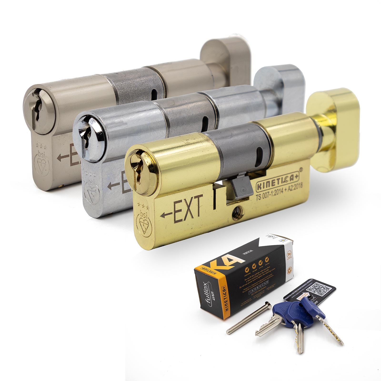 FENTERXY SX004 Theft Door Lock Cylinder – European Standard Gourd Hole Cylinder, 70/80/90mm, Single Open Knob Or Double Open Key Options