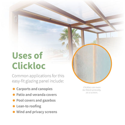 Clickloc Easy-Fit Polycarbonate Panel