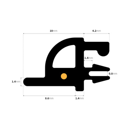 ExtrudaSeal AluK Bifold Door Gasket
