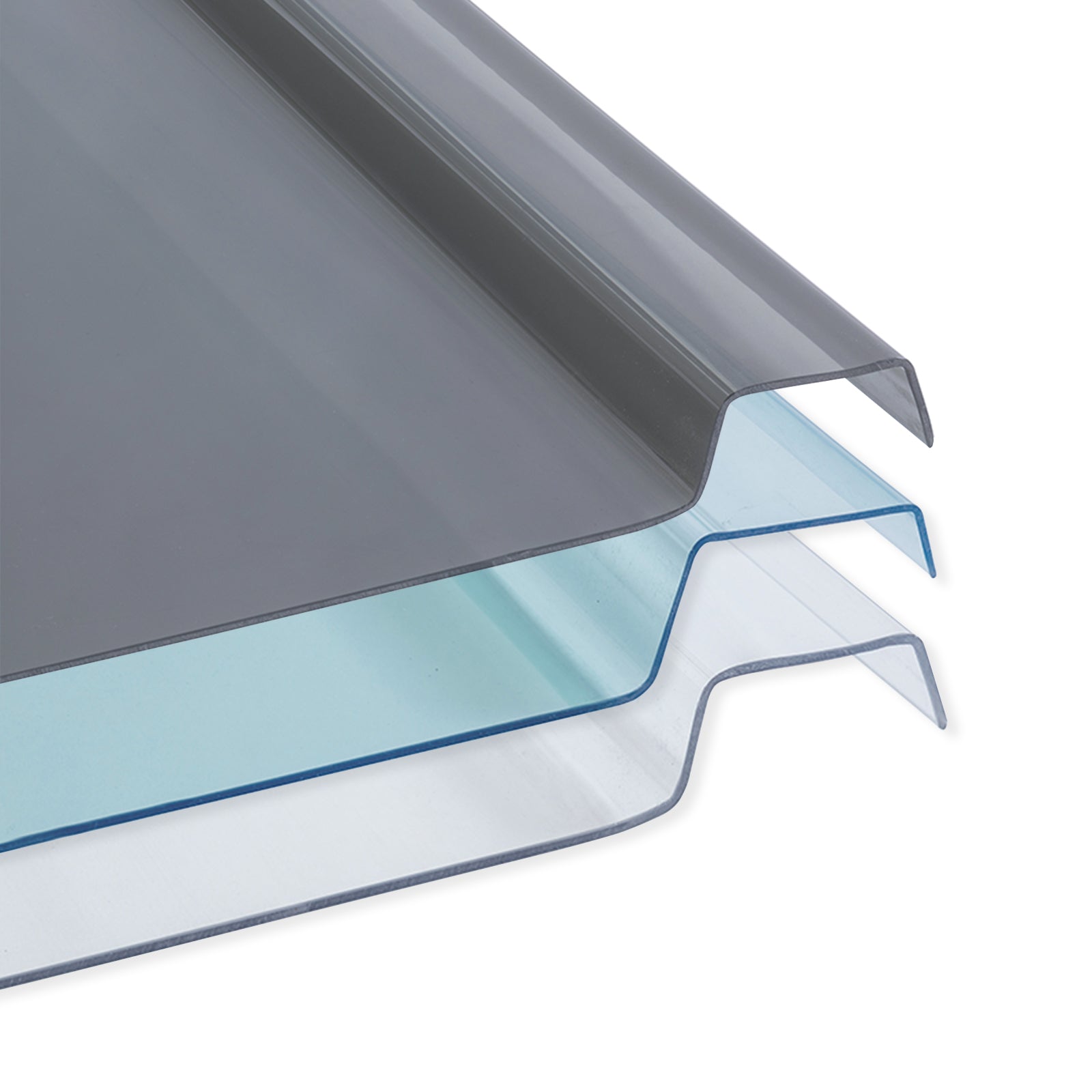 2.5m Clear EZ Glaze Glass-like Polycarbonate Roof Sheet