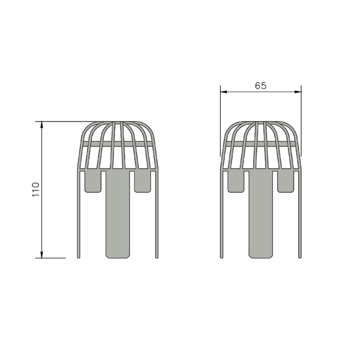 Flo Guard Pvc FloPlast Balloon Guard Gutter Downpipe Leaf Protection – Truly PVC