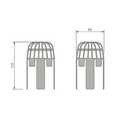 FloPlast Balloon Guard Gutter Downpipe Leaf Protection FloPlast Balloon Guard Gutter Downpipe Leaf Protection