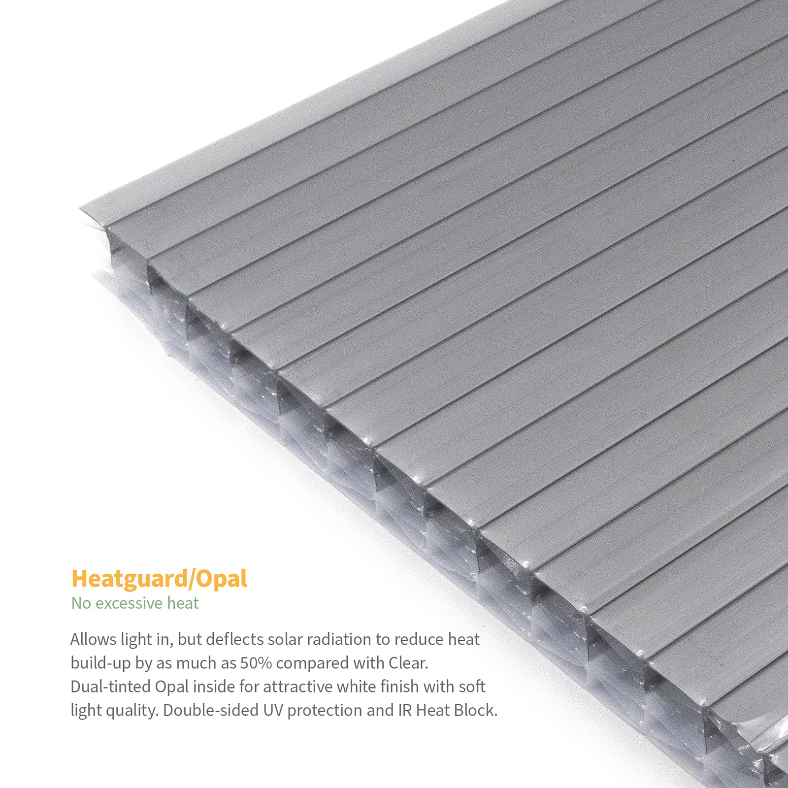 35mm Heatguard/Opal Polycarbonate Dual-Tinted Sheets – Truly PVC