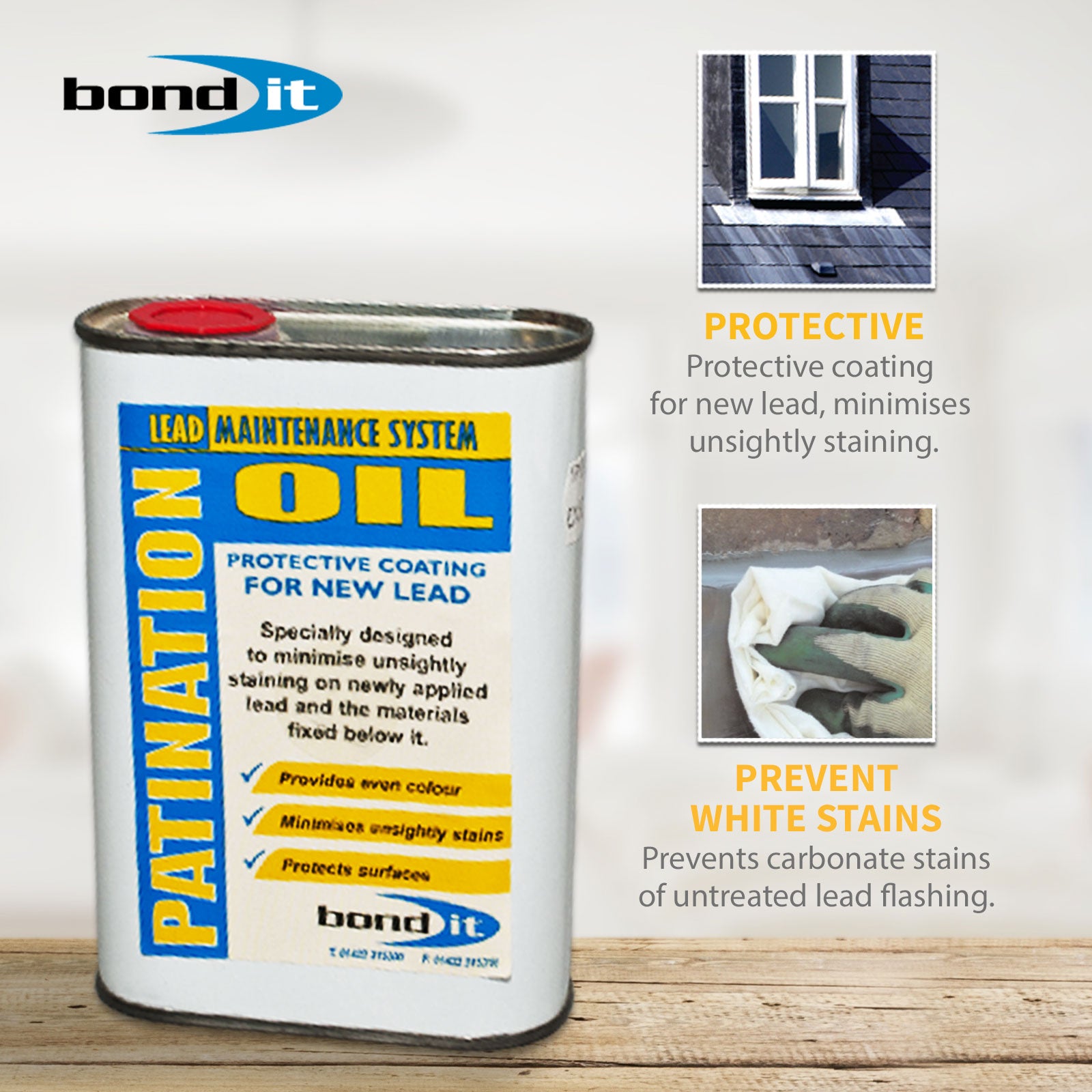 Patternation Oil Patination Oil Prevents Carbonate Formation on New Lead (500ml) – Truly PVC