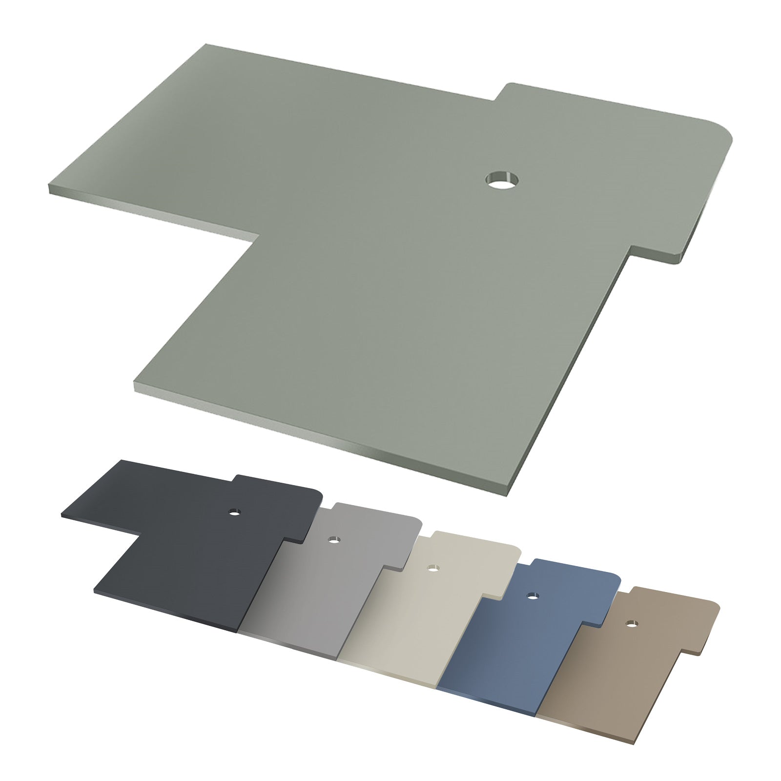 Pvc Cladding Caps External Corner End Cap for Coastline Shiplap Cladding – Anthracite ...