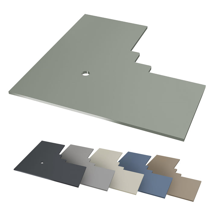 Pvc Cladding Caps Internal Corner End Cap for Coastline Shiplap Cladding – Anthracite ...