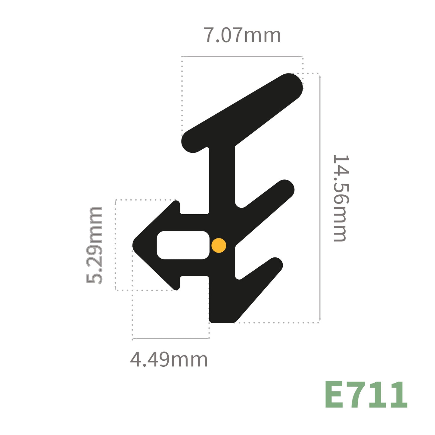 Example of Rubber Wedge & E Gasket
