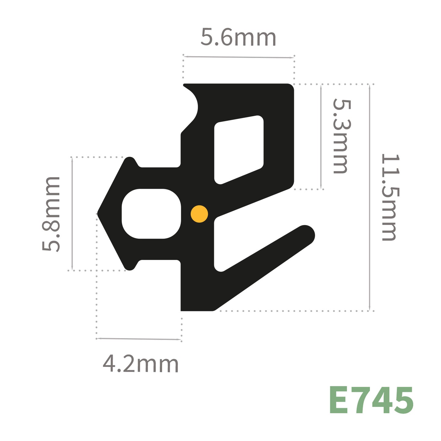 Example of Rubber Wedge & E Gasket