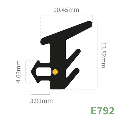 Example of Rubber Wedge & E Gasket