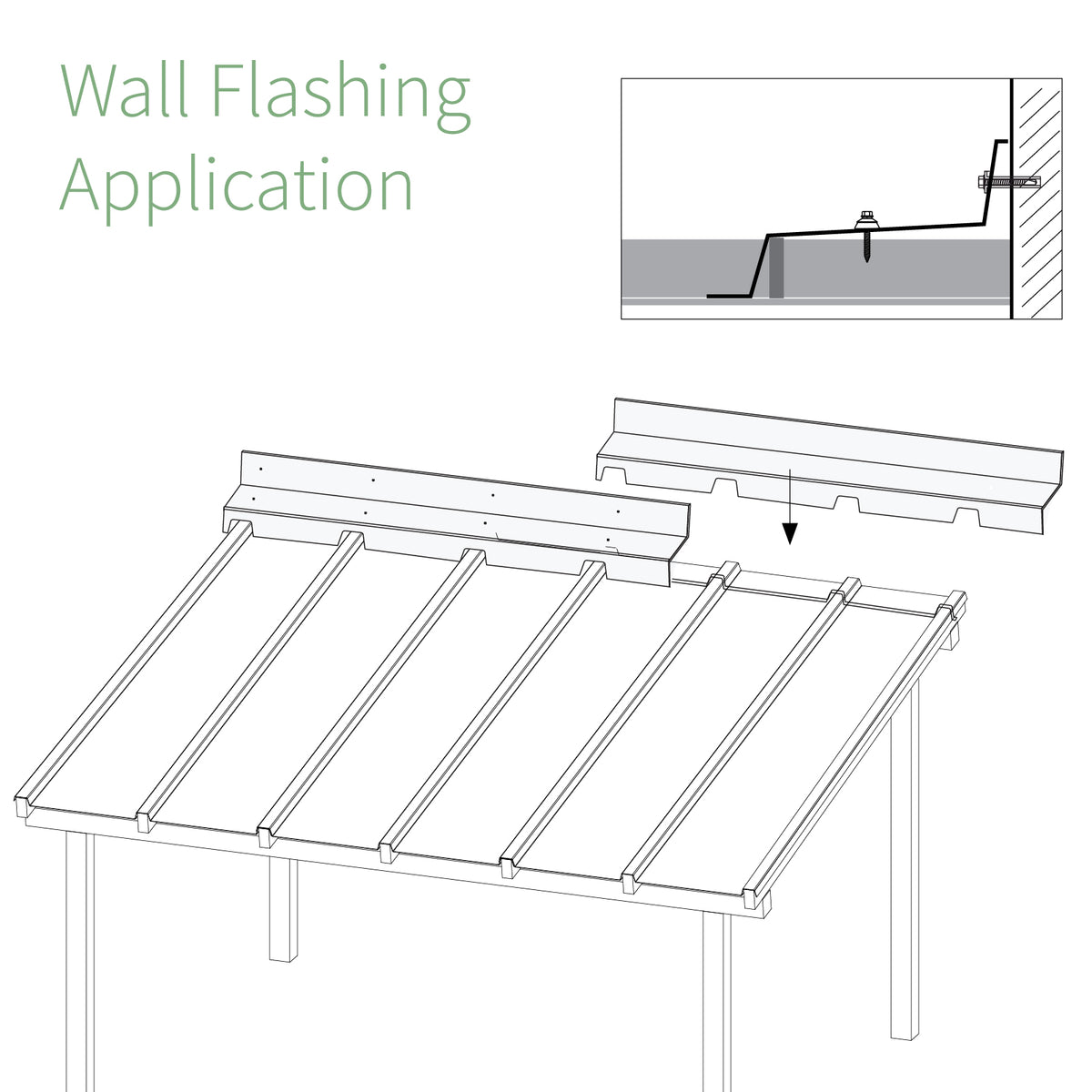 Flashgap Trim EZ Glaze Aluminium Wall Flashing Trim (2m) – Truly PVC
