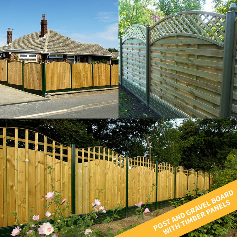 Utility Strip Post Corner/Closure for Eco Fence Composite Plastic ...