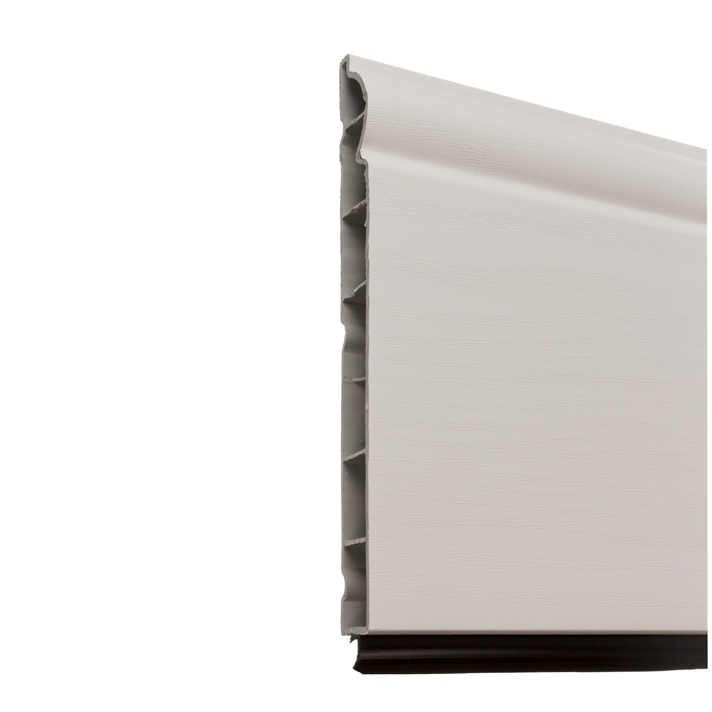 100mm x 5m Roomline Ogee/Torus uPVC Plastic Skirting Board - White Satin 100mm x 5m Roomline Ogee/Torus uPVC Plastic Skirting Board - White Satin
