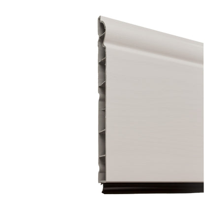 100mm x 5m Roomline Ogee/Torus uPVC Plastic Skirting Board - White Satin 100mm x 5m Roomline Ogee/Torus uPVC Plastic Skirting Board - White Satin