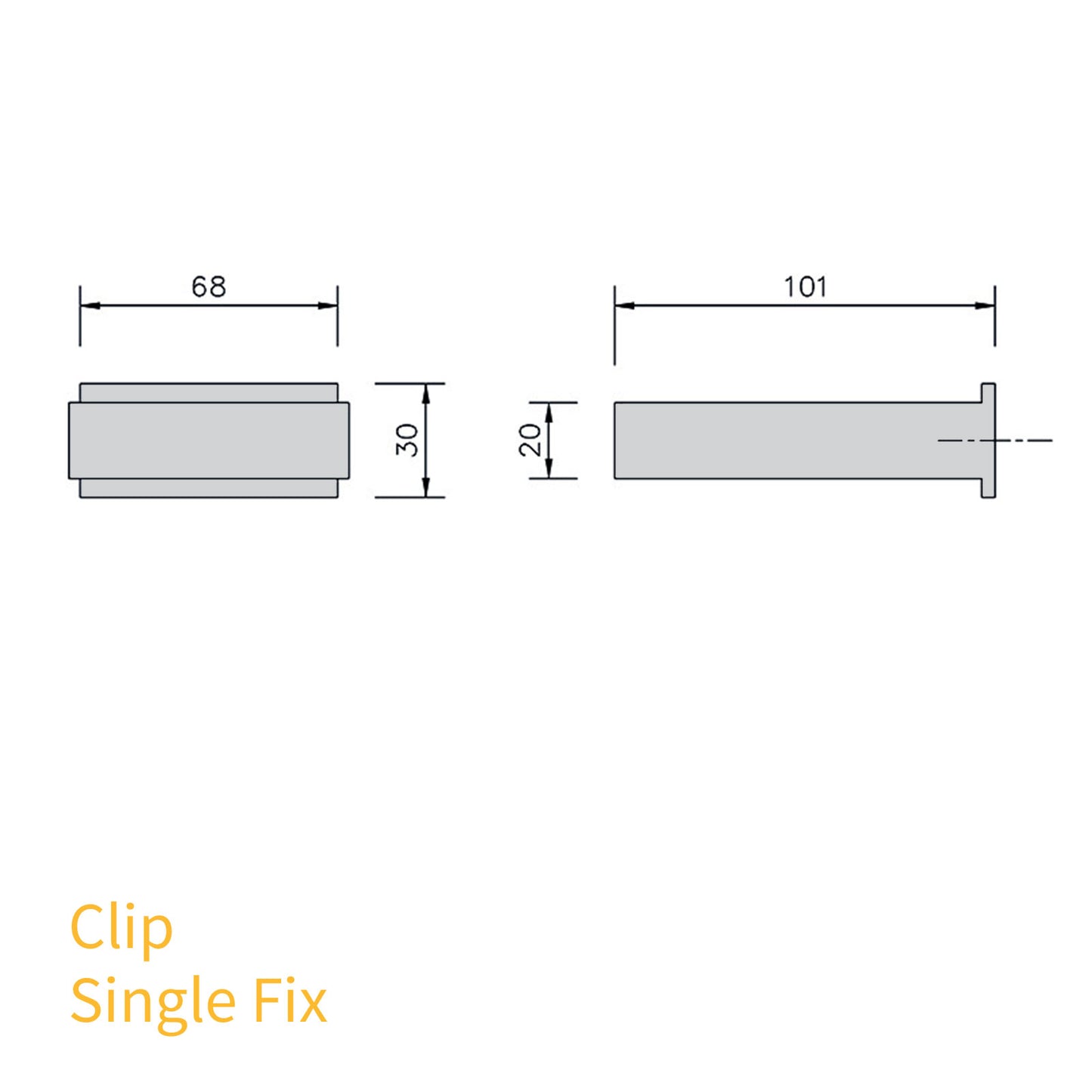 FloPlast 68mm Round Downpipe