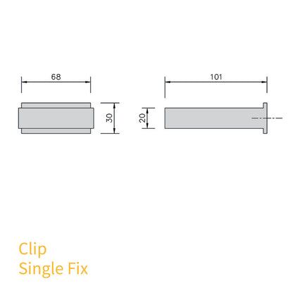 FloPlast 68mm Round Downpipe
