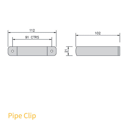FloPlast 68mm Round Downpipe