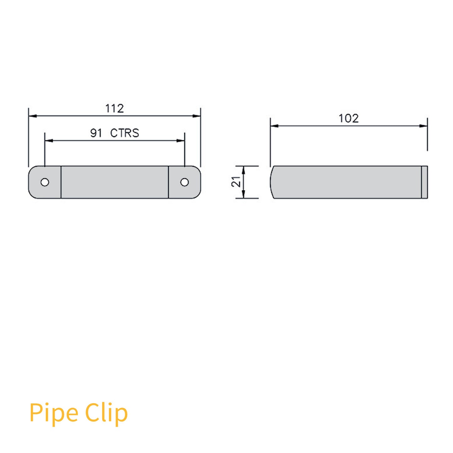 FloPlast 68mm Round Downpipe