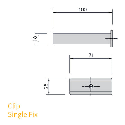 FloPlast 65mm Square Downpipe