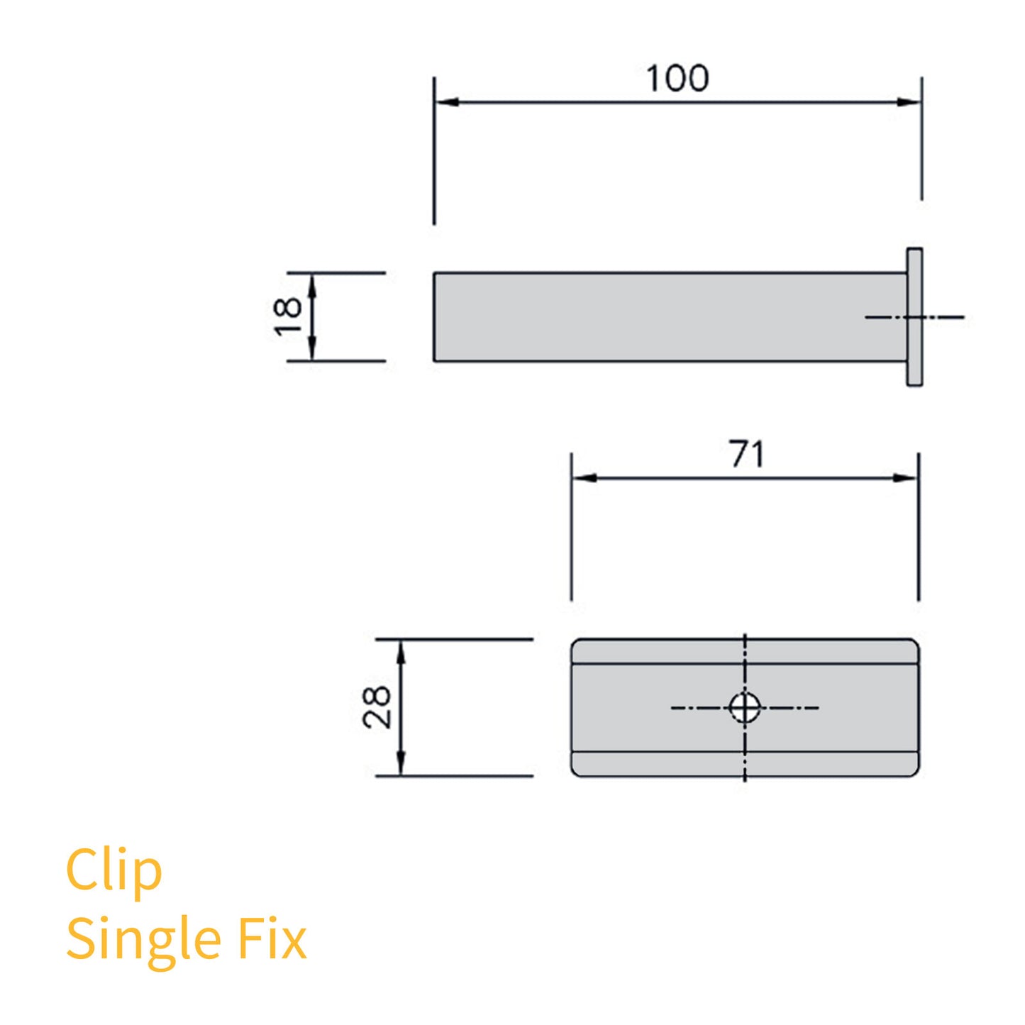 FloPlast 65mm Square Downpipe