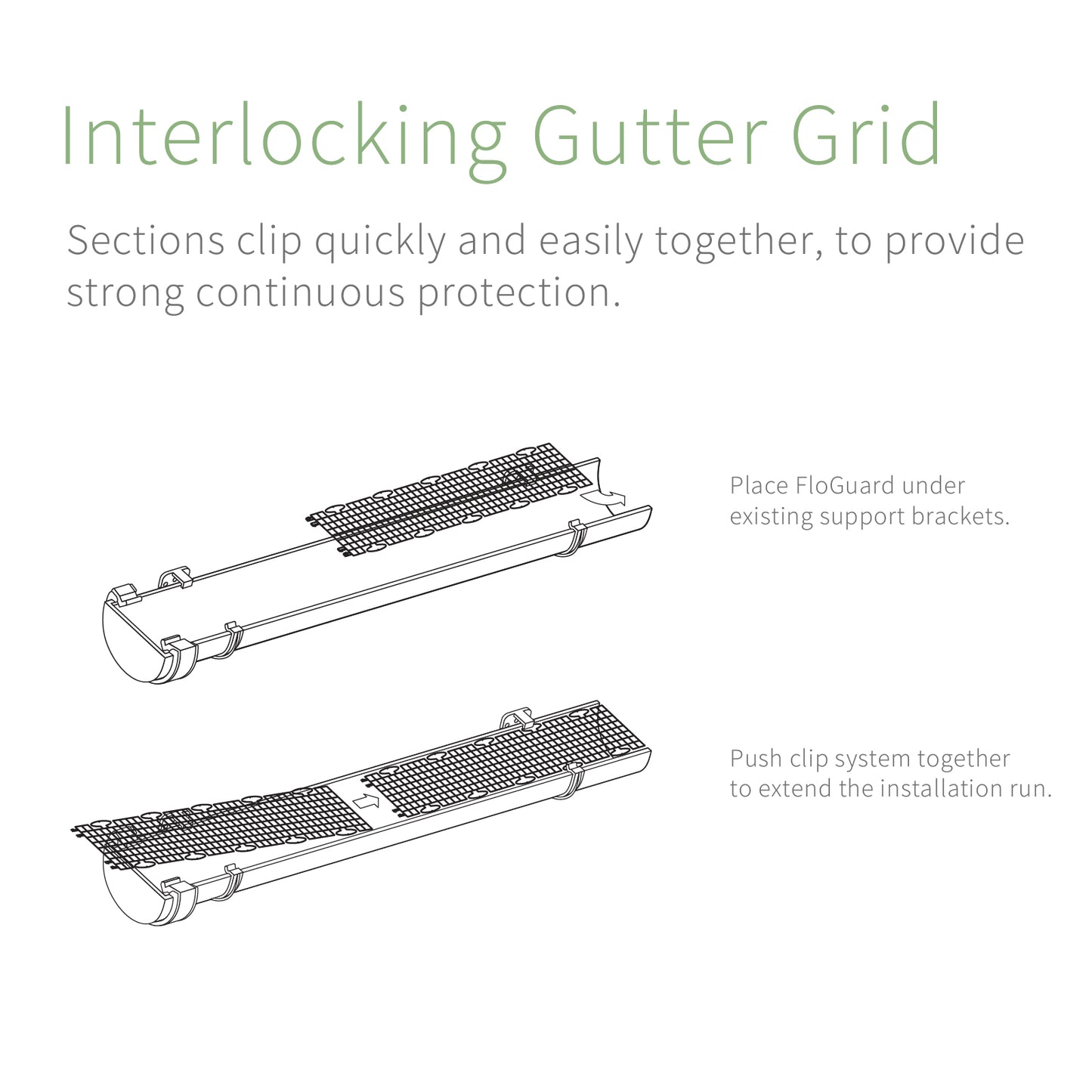 FloPlast FloGuard Gutter Grid Leaf Protection FloPlast FloGuard Gutter Grid Leaf Protection