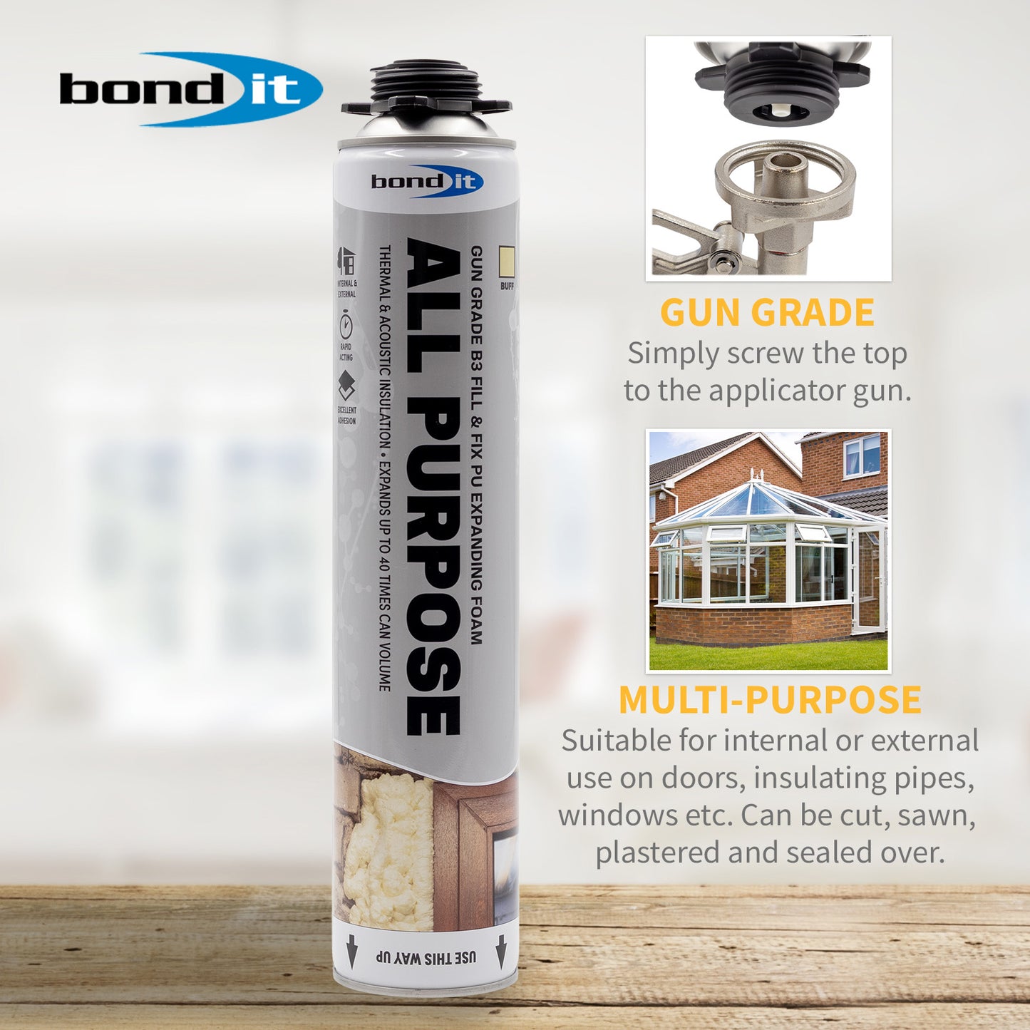 Gun Grade PU Foam Filler