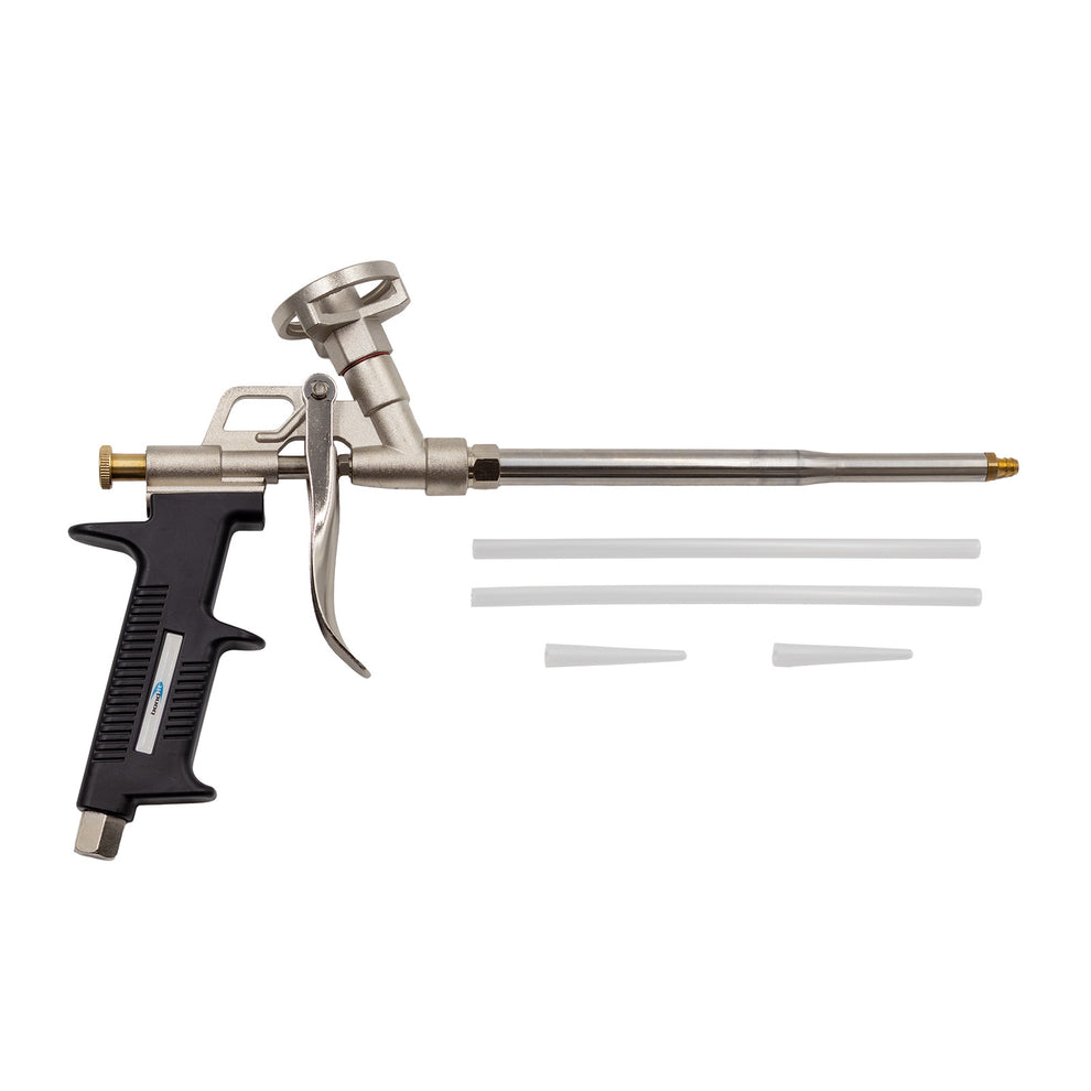 Professional Chrome PU Foam Gun Applicator with Nozzles – Truly PVC