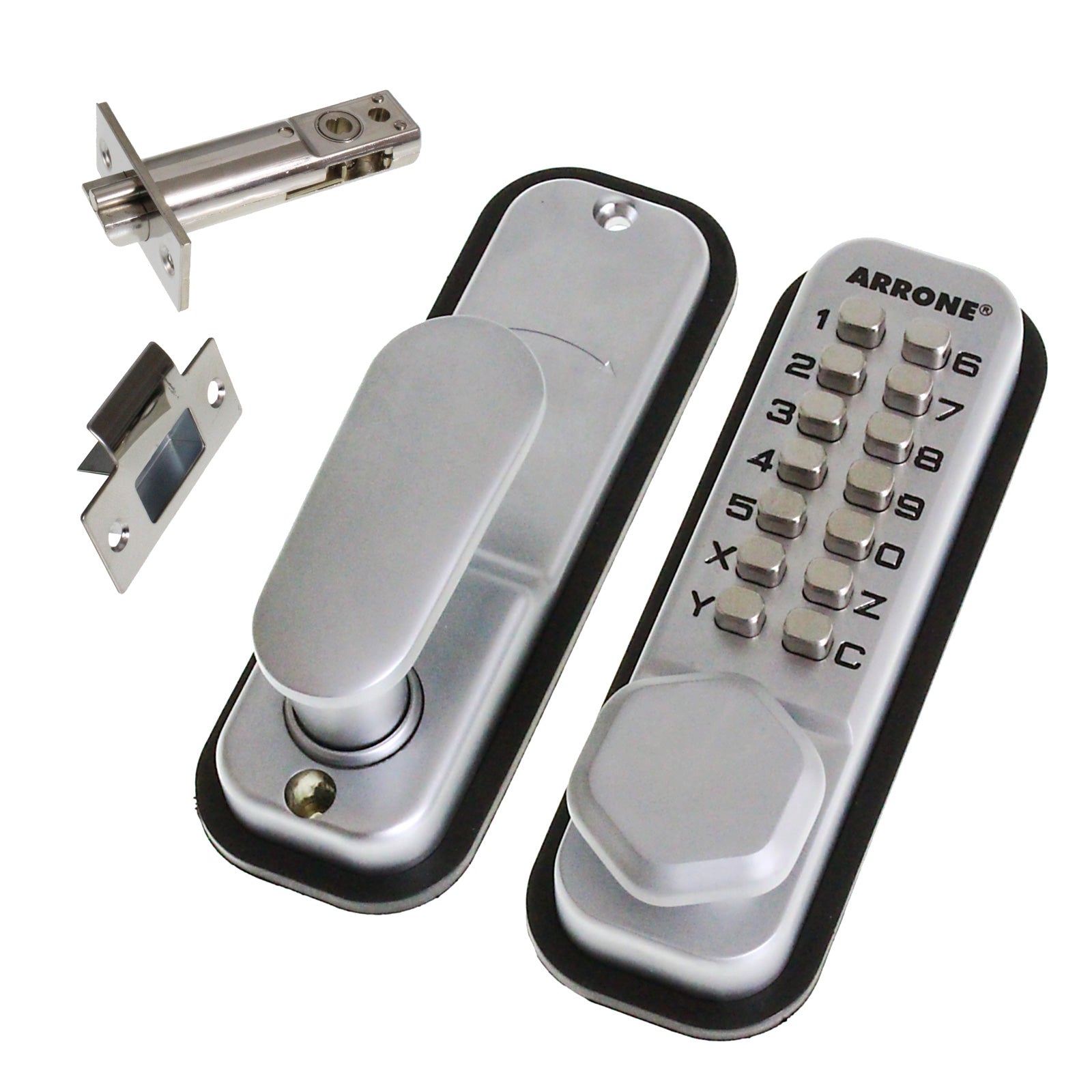 Push Button Door Lock Installation HOPPE Arrone AR295 Keypad Digital Lock (Hexagonal Turn Knob) – Truly PVC