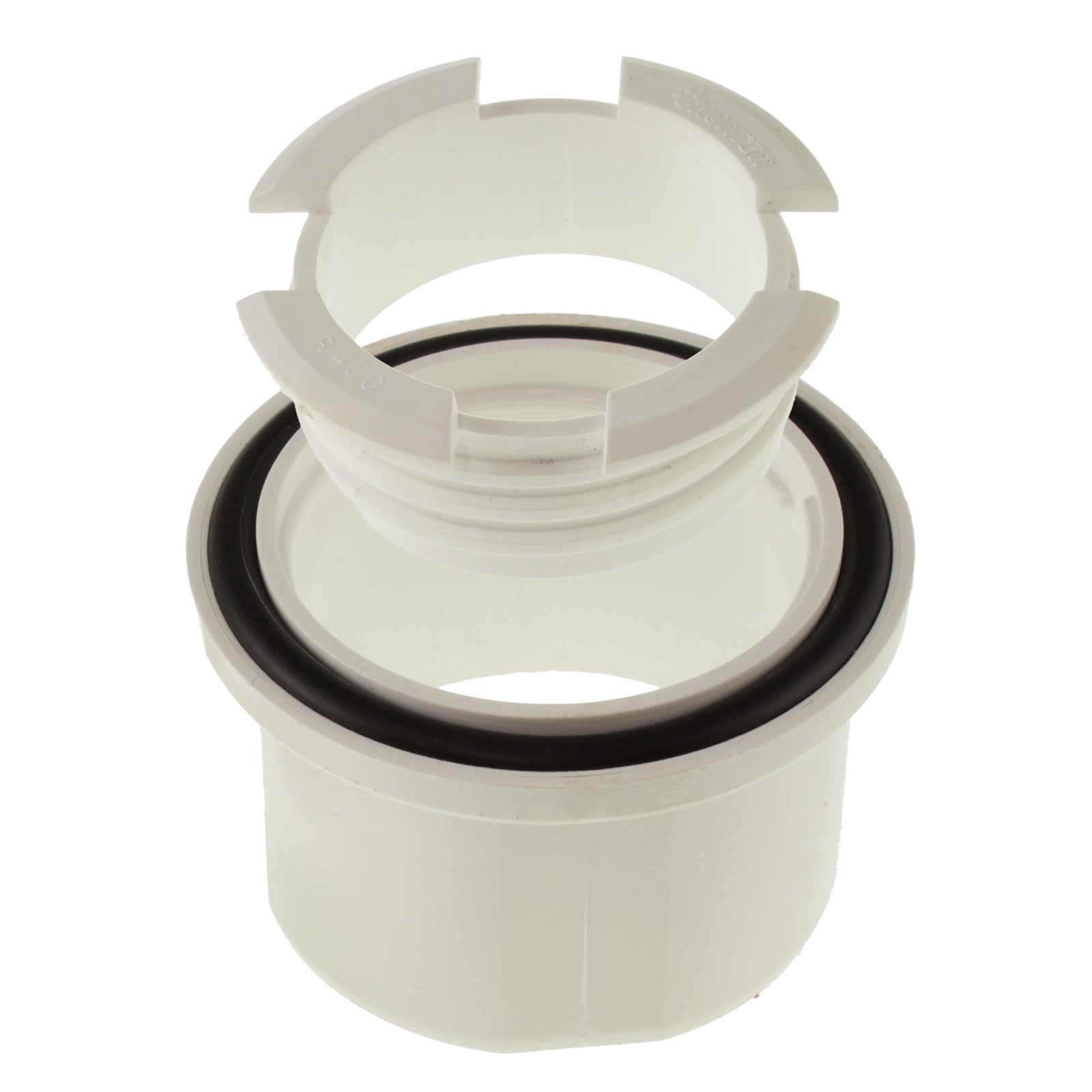 Chocolate Brown Hunter Uni-Fit R400 Gutter Outlet Universal Spigot