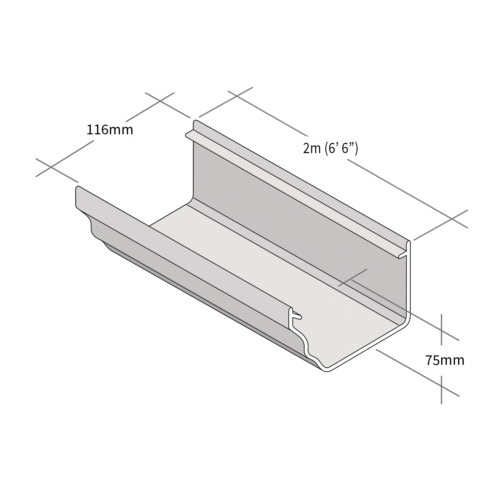 Gutter Dimensions Standard How To Determine The Right Gutter Size