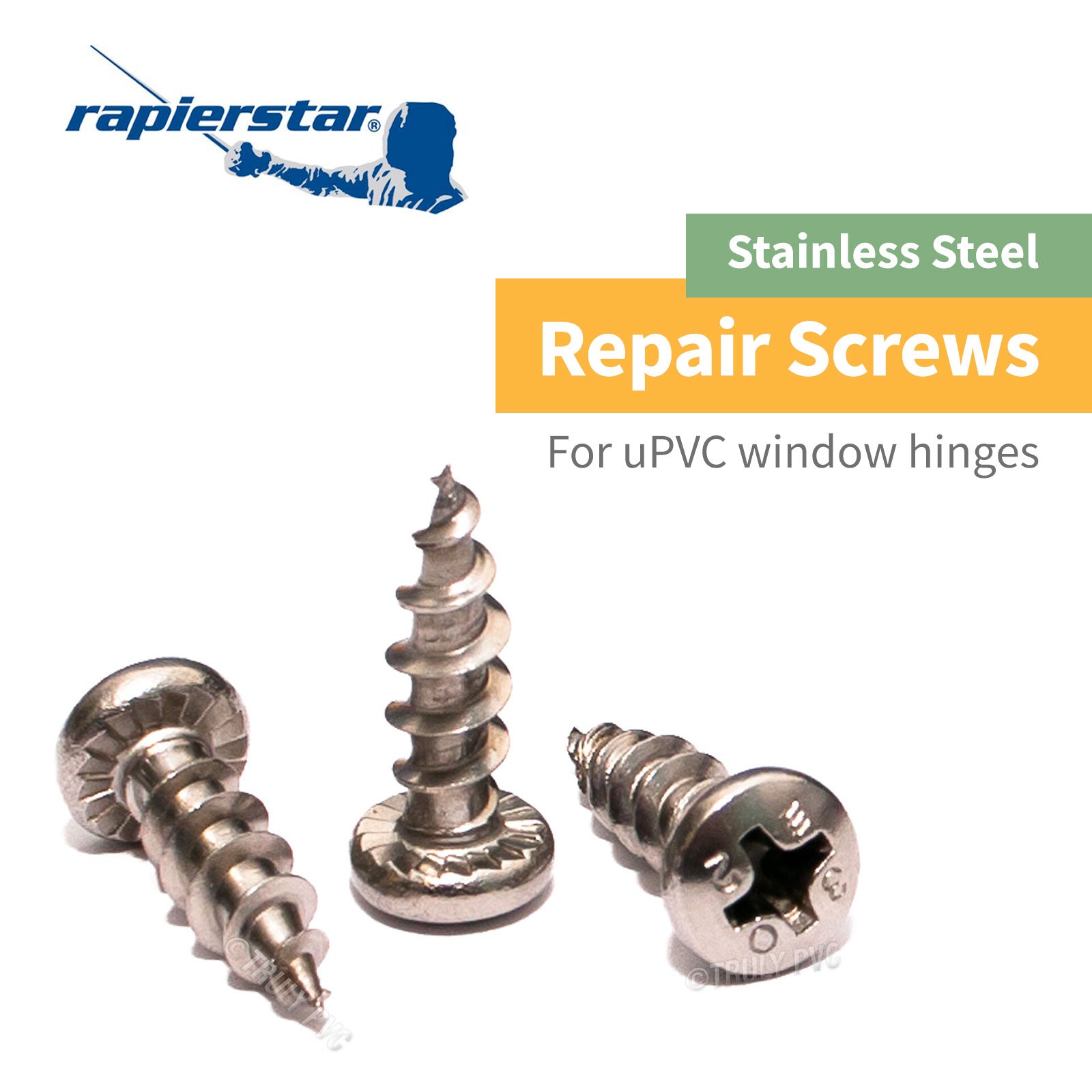 Pvc Panel Screw 4.8mm x 16mm Window Repair Screws (25 Pack) – Truly PVC