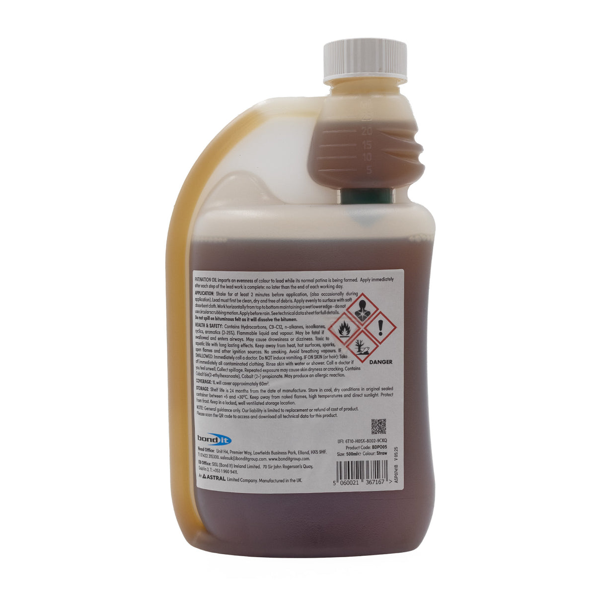 Patternation Oil Patination Oil Prevents Carbonate Formation on New Lead (500ml) – Truly PVC