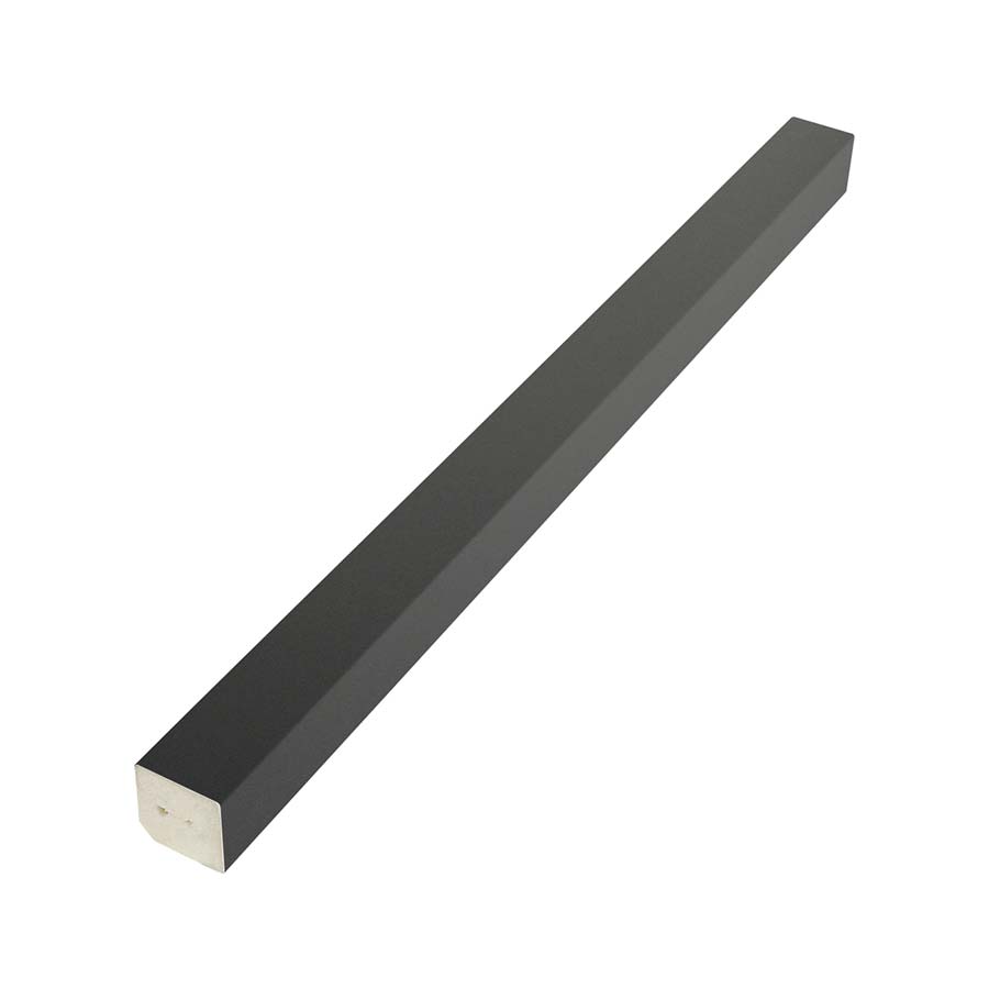 Cream 20mm Square Section uPVC Plastic Window Door Finishing Bead Trim