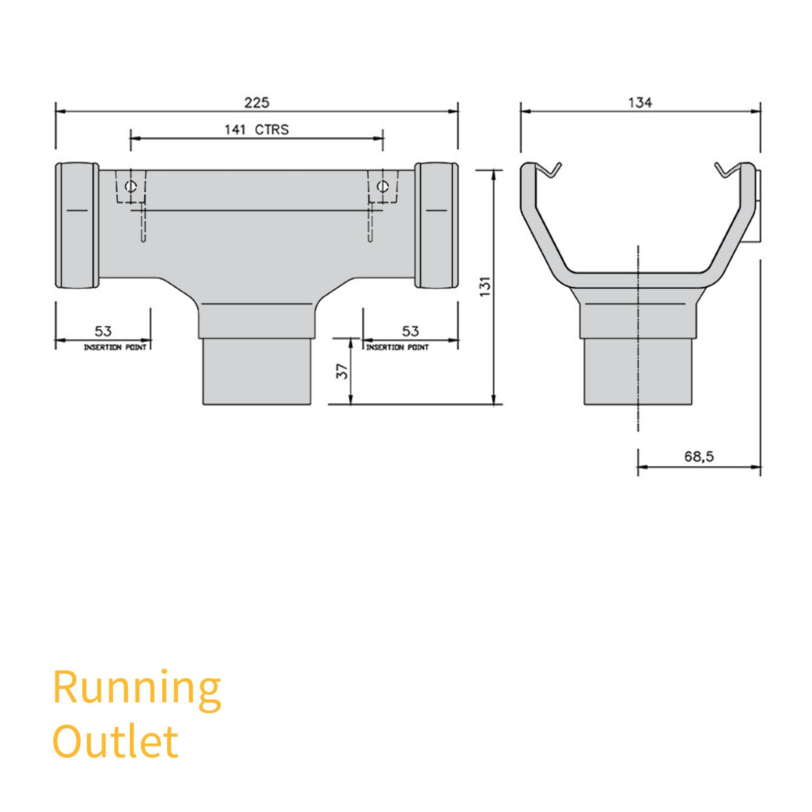 FloPlast Square Line Gutter Parts – Truly PVC