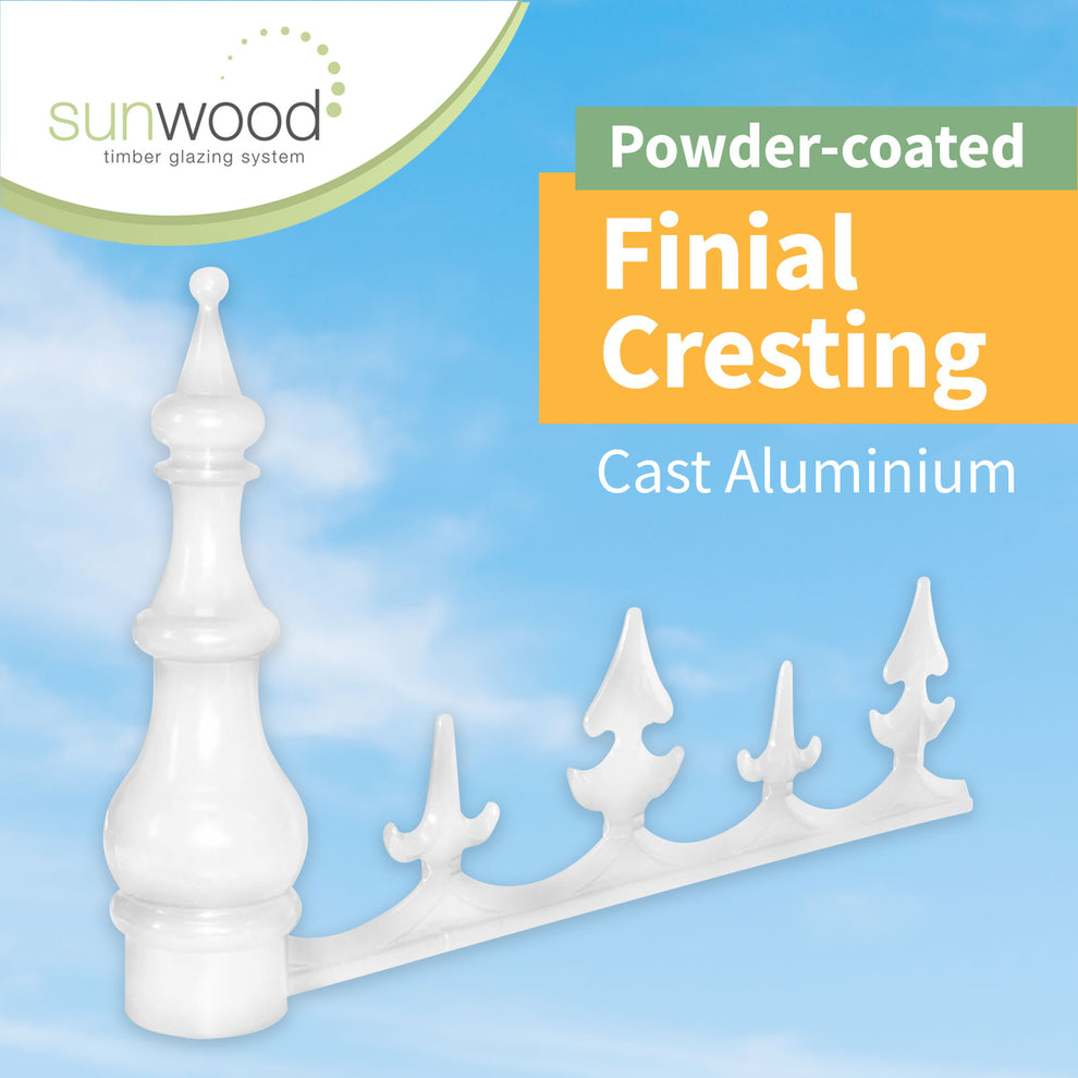 Sunwood Cresting & Finial Powder-Coated – Truly PVC