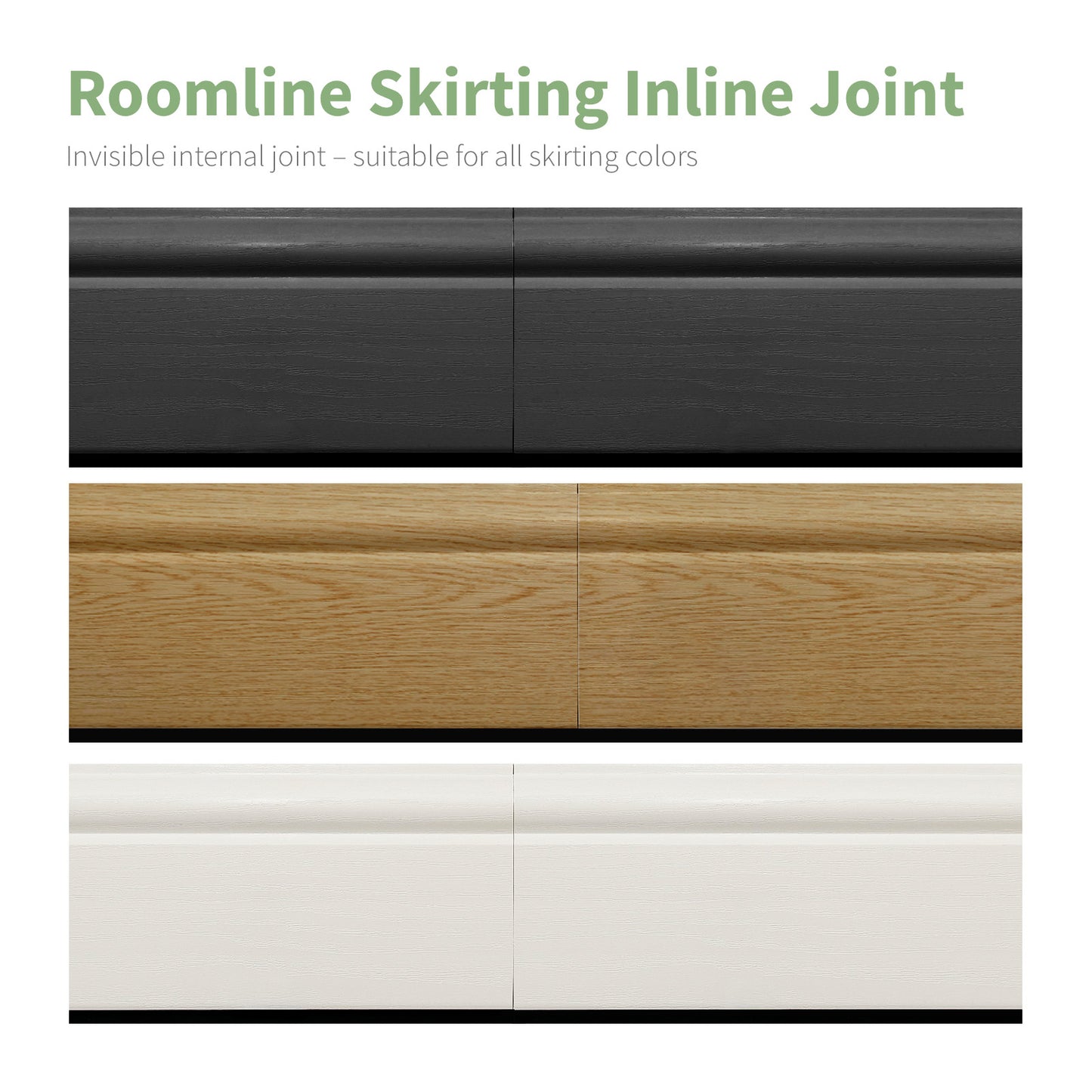 Roomline Skirting Board Inline Joint