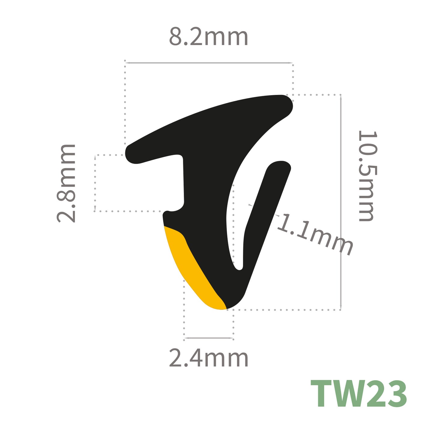 Example of Rubber Wedge & E Gasket